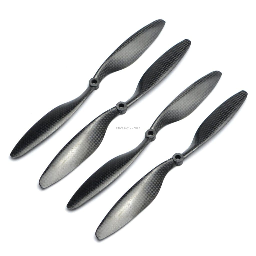 1045 Carbon Fiber Propeller – 10×4.5, 1/2/4 Pairs