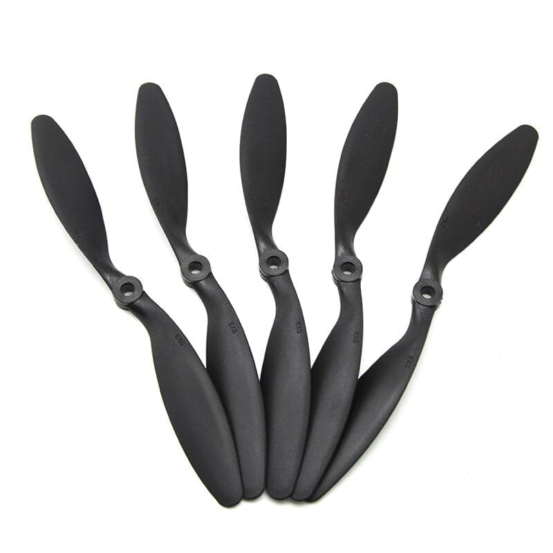 10pcs/lot 8060 Black propeller – 2 blade paddle slow props for fixed wings RC airplane